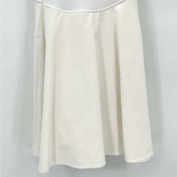As Is - Lululemon White Tennis Dress - Has Pockets and Shorts - Size 10 - Picture 13 of 13